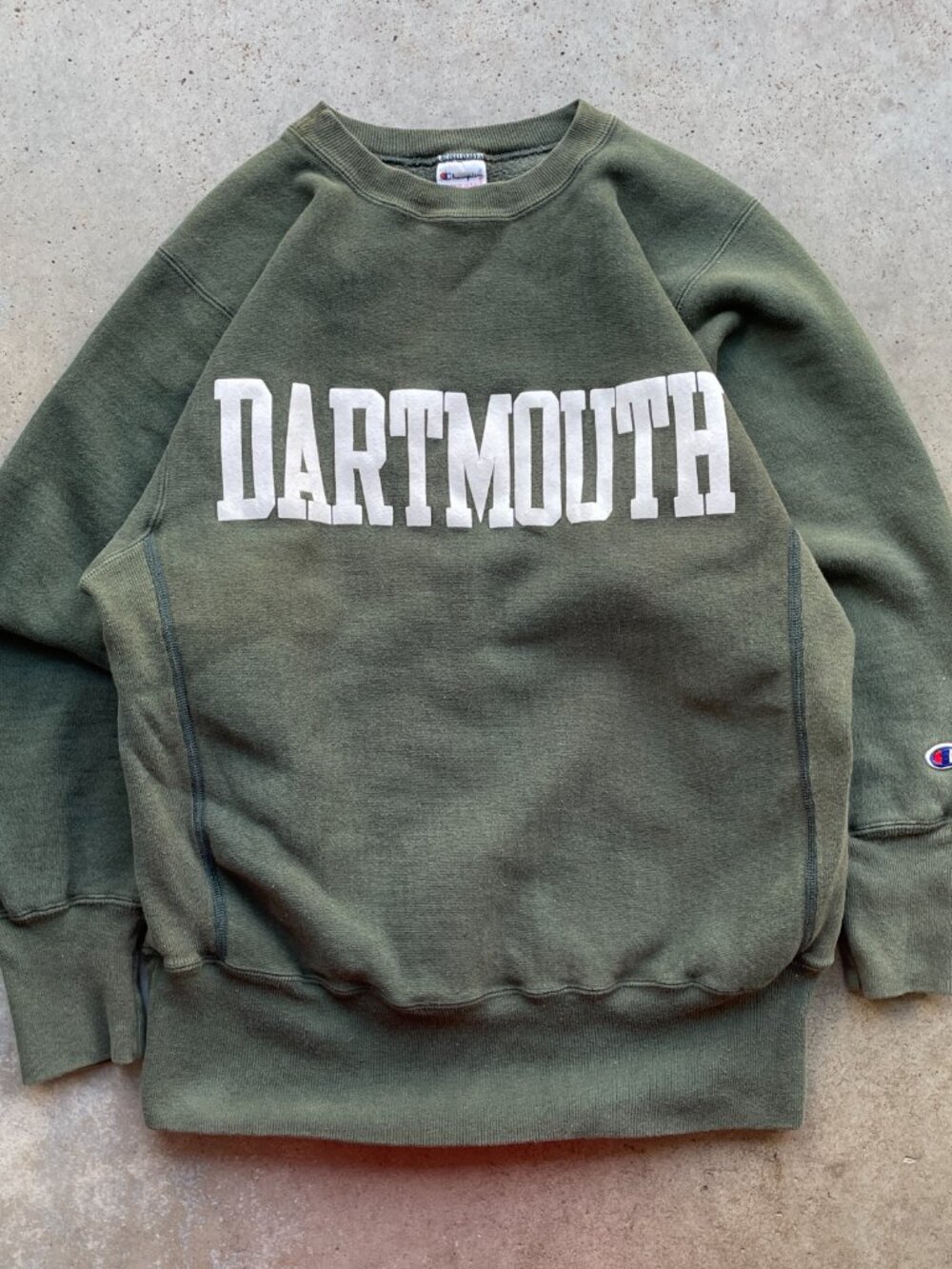Dartmouth University Official Sweatshirt Champion Reverse Weave Green 90's VTG